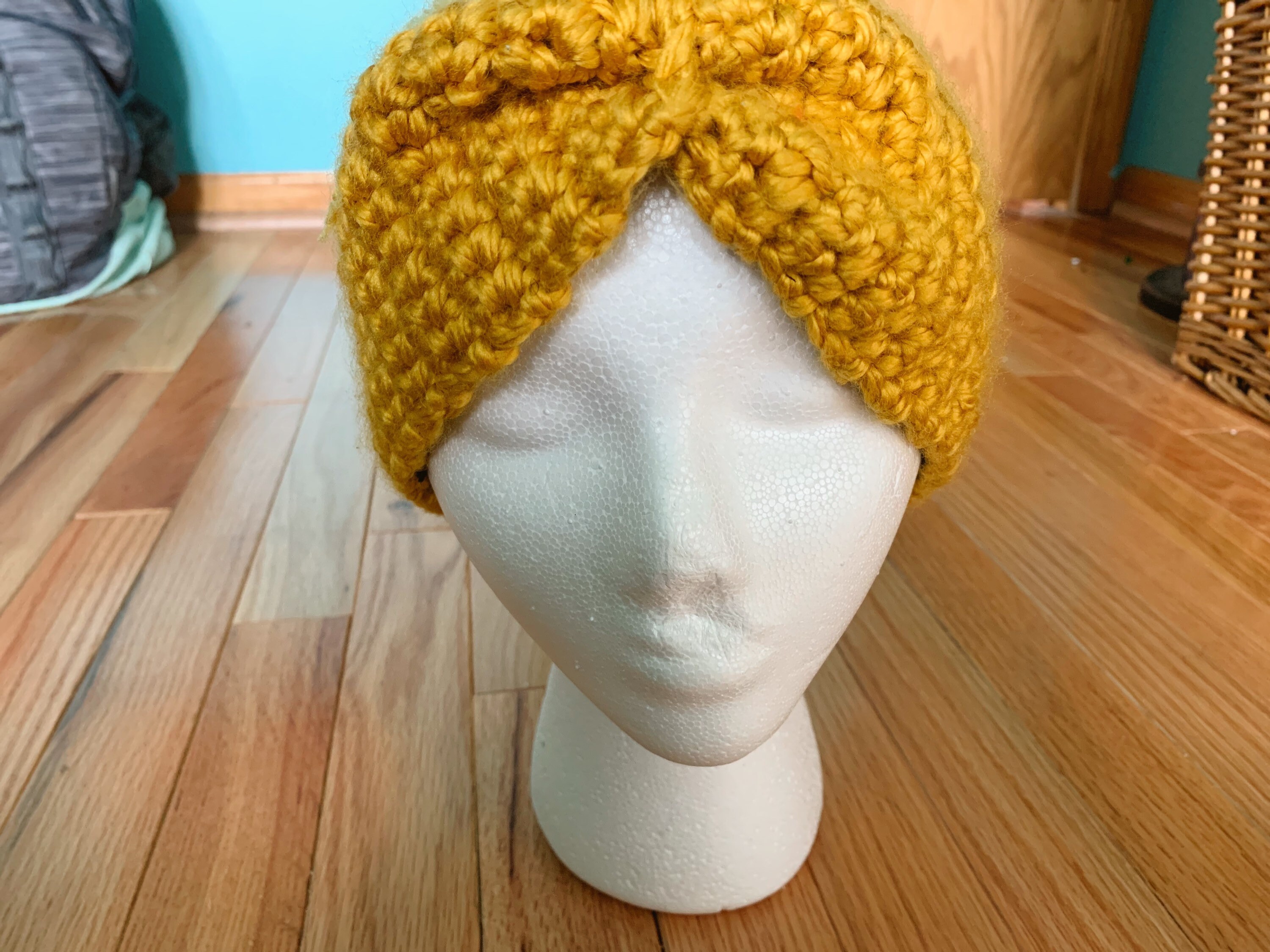 Yellow Headband/ Earwarmers Handmade Thick Headband Etsy