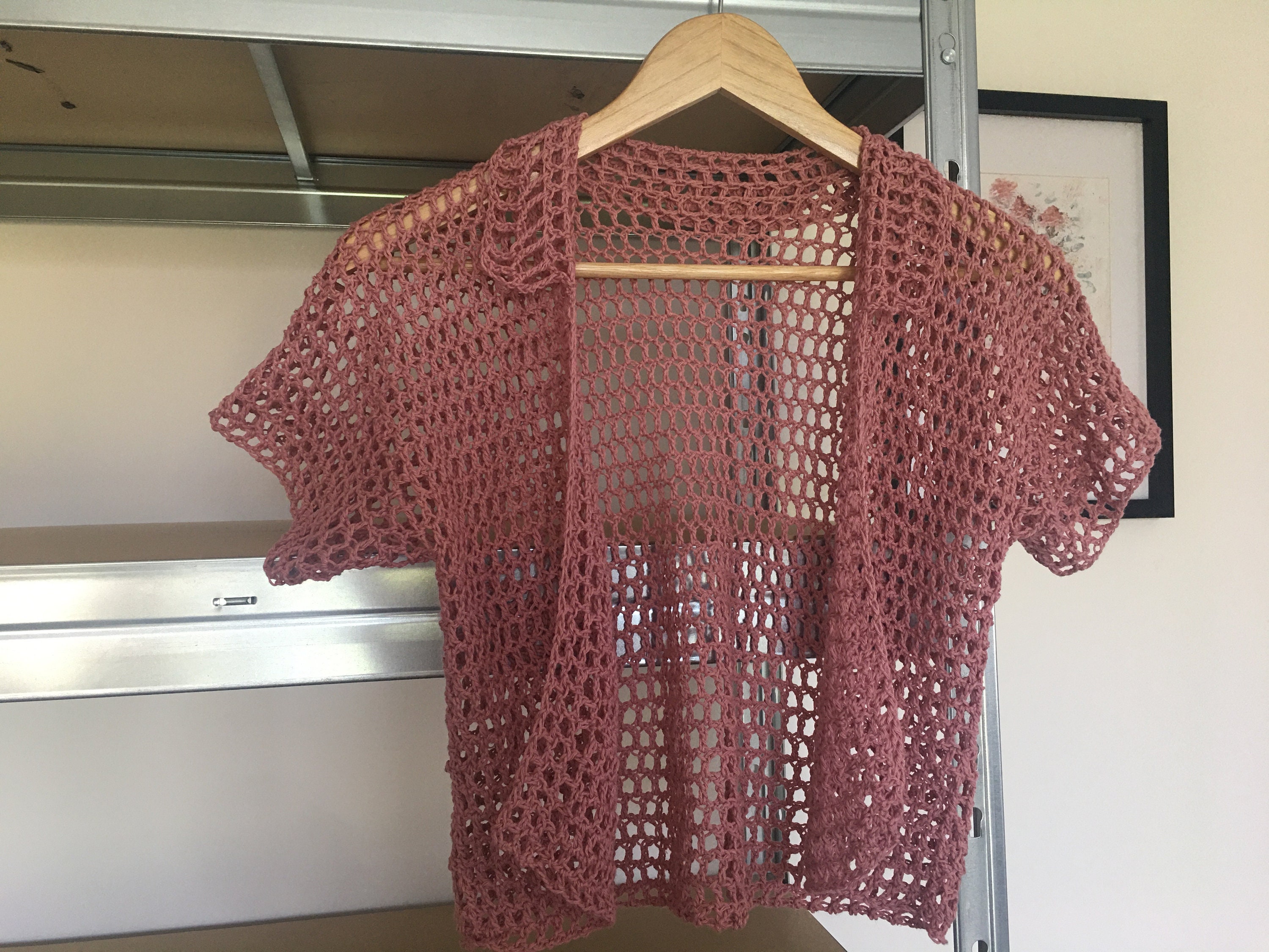 Crochet Mesh Shirt Pattern Digital Download Photo Tutorial Etsy Canada