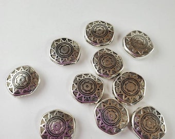 Native southwestern bead.  Irregular shaped beads. Native jewelry design supply.