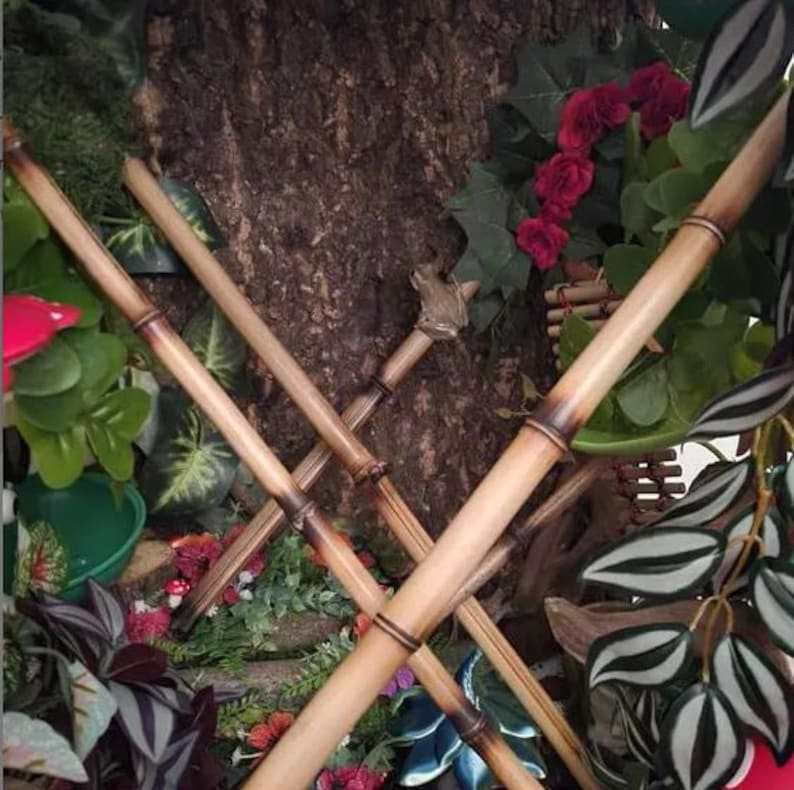 natural bamboo sticks for vivarium tank cage reptile climbing decor, snakes, lizards, geckos, frogs, chameleons, birds and insect pets, USA afbeelding 13