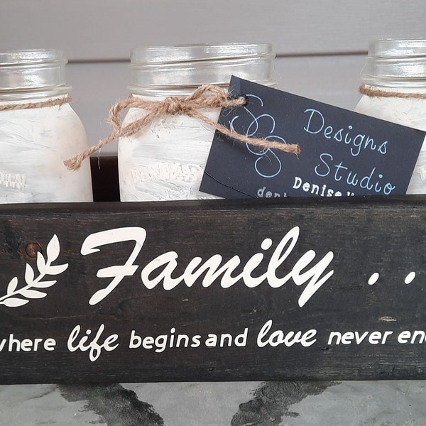 Personalized Planter Box (jars included)