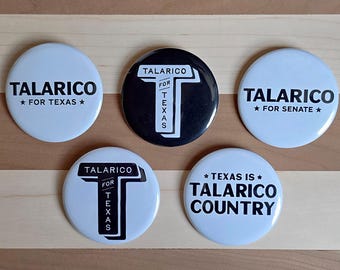 James Talarico for Senate Button Pack | Set of 5 Campaign Pins