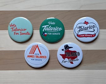 James Talarico for Senate Button Pack | Set of 5 Campaign Pins