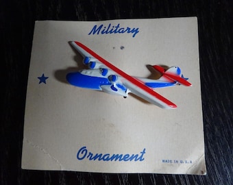 Vintage 14k Miniature WWII Single Propeller Plane Pin Brooch - Etsy