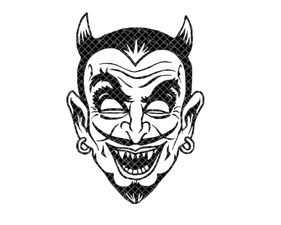 Vintage Devil SVG - Etsy