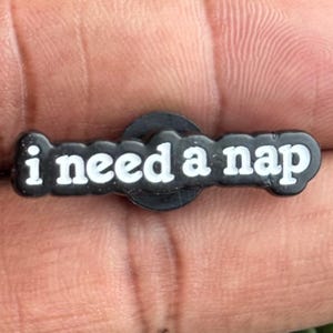 I Need A Nap Enamel Pin Funny Tired Introvert Sleepy Mood Accessory
