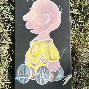 Charlie Brown Acrylic Painting