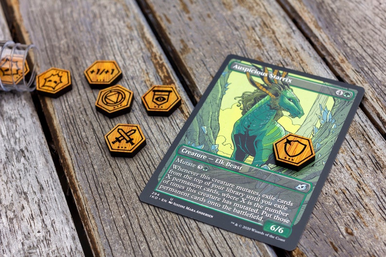 Ability Counters for Magic the Gathering Wooden Ikoria & Etsy