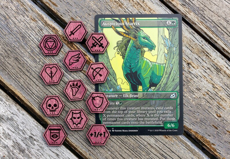 Ability Counters for Magic the Gathering Wooden Ikoria & Etsy