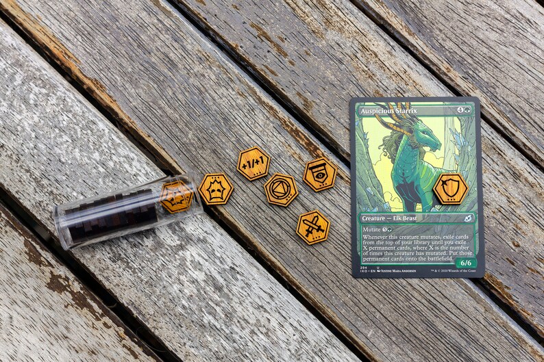 Ability Counters for Magic the Gathering Wooden Ikoria & Etsy