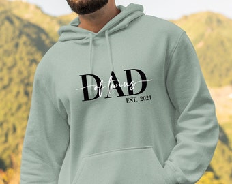 Personalisierter Papa Opa Hoodie, Passendes Papa Baby Outfit, Geschenke für Vatertag, Familienoutfit, Vater T-Shirt Geschenk, dad of twins