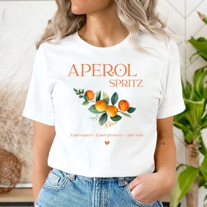 Holy Aperoli Vintage tshirt,They See Me Aperollin Alcohol Aperol Spritz Statement t Shirt , Beste Freundin, Geschenk Frau Geschenk Jga Braut