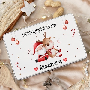 Cookie Jar Personalized, Cookie Jar Christmas, Personalized Cookie Jar, Christmas Kids, Storage Jar, Christmas Gift Family, Gift Christmas