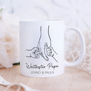 Personalized Mug for Dad | Mug with Name | Coffee Mug | Personalized Tea Mug | Ceramic Mug | Enamel Mug | Christmas Gift for Grandpa
