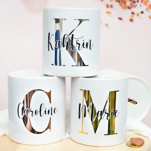 Hucha personalizada con inicial y nombre, regalo de nacimiento, regalo de cumpleaños, cartas, hucha para niños, matrícula escolar, navidad