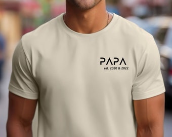Personalisierter Papa Opa Hoodie, Dad tshirt Sweater, Geschenke für Vatertag, Familienoutfit, Vater T-Shirt Geschenk, Vatertagsgeschenk