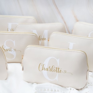 Personalized cosmetic bag with name | Gift woman | Mom | Mother's Day | Makeup bag | birthday | Best friend | wash bag