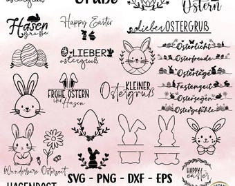 Plotterdatei Ostern, Digistamp Frohe Ostern png, Laserdatei Frühling, Deutsche Sprüche Svg, Frühling png, Clipart Hase, Osterei svg, Digital