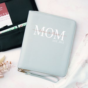 Familieorganizer Moeder, Reisorganizer U-boek, Vaccinatiebewijs, Reisorganizer, U-boekomslag, Gepersonaliseerde organizer, Map, Paspoort,