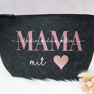 Kosmetiktasche personalisiert | Geschenk Oma | Beste Mama | Tasche |Personalisierter Kosmetikbeutel | Kulturtasche | Weihnachtsgeschenk Mama