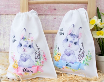 Personalisierter Osterkorb Mit Namen – Süßer Hasen-Korb Für Kinder, Ideale Partytasche & Ostergeschenk Für Mädchen Und Jungen