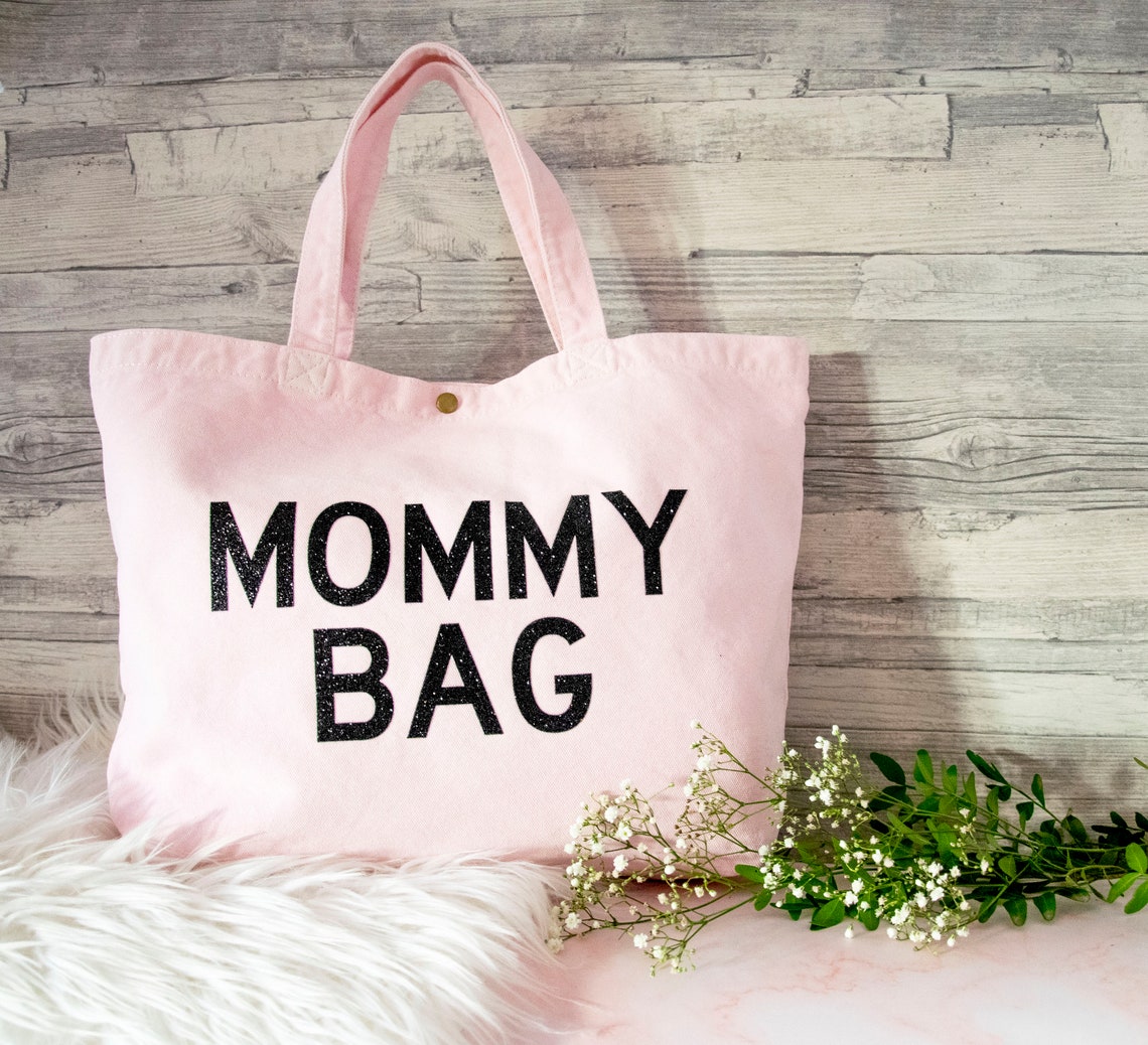 Mommy Bag Canvas Shopper Mom Bag Gift Idea Personalized Etsy