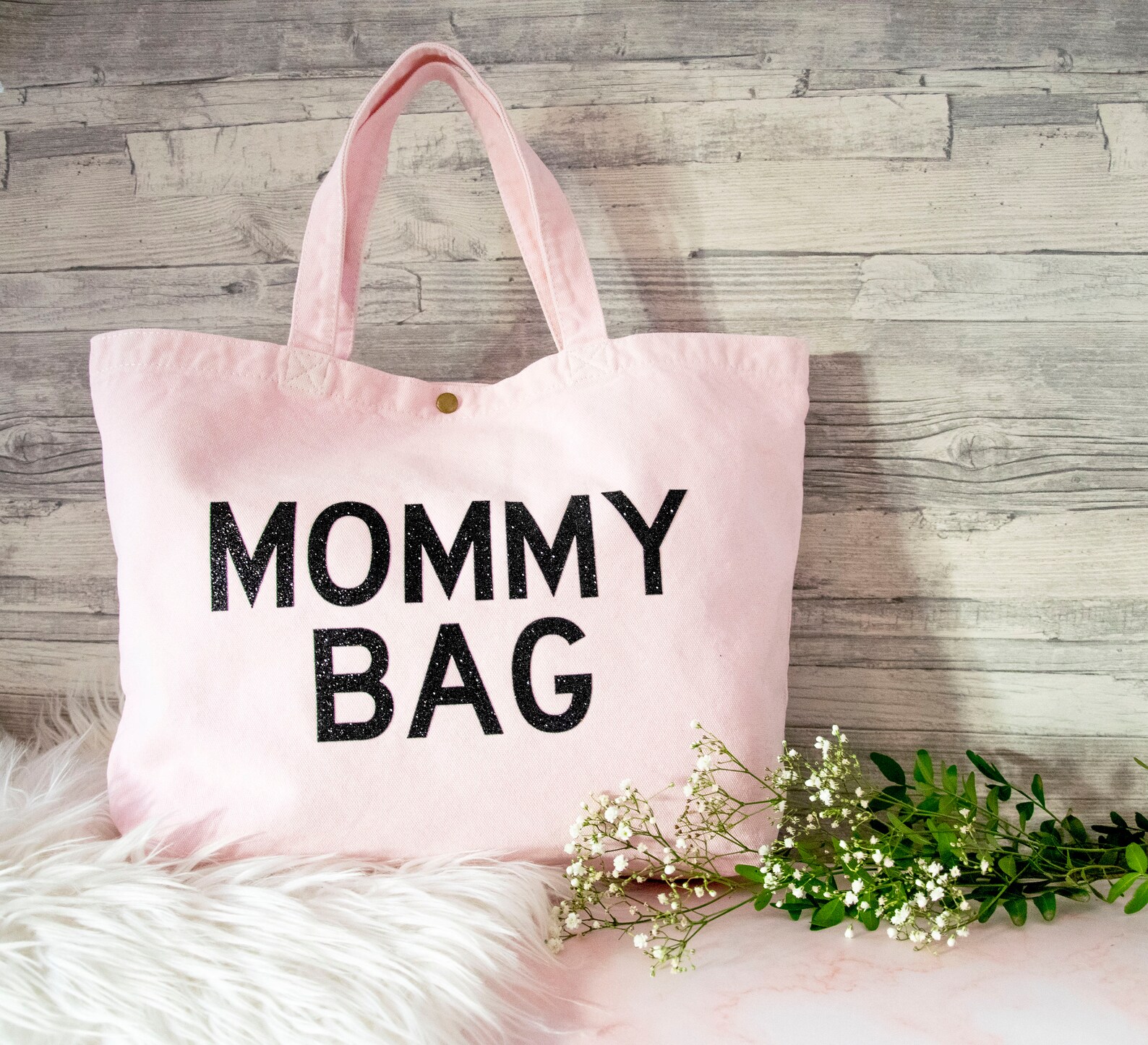 Mommy Bag Canvas Shopper Mom Bag Gift Idea Personalized Etsy
