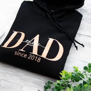 Dad | Papa since Hoodie personalisiert , Sweater ,T-Shirt | Hoodie, Dad Shirt | Sweater personalisiert | Vatertagsgeschenk | Geburtstag