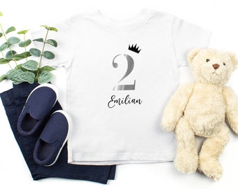 Geburtstagsshirt mit Zahl | Geburtstagsshirt | Namensshirt | Body | Baby | Geschenksidee | personalisiert | Birthday