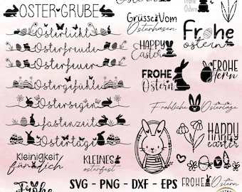 Plotterdatei Ostern, Digistamp Frohe Ostern png, Laserdatei Frühling, Deutsche Sprüche Svg, Frühling png, Clipart Hase, Osterei svg, Digital