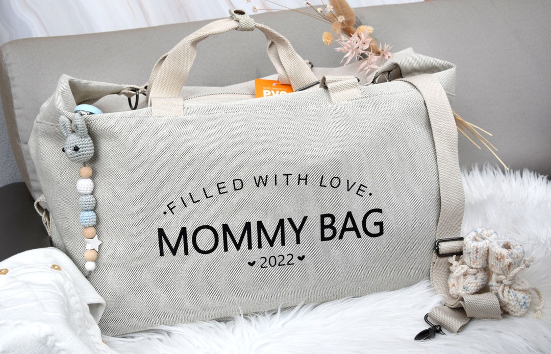 Family Mommy Bag, Mom Bag, Hospital Bag, Birth Gift, Travel Bag