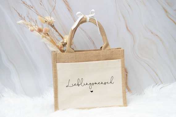 Personalized jute bags sale
