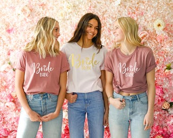 Jga tshirts personalsiert, Team Braut Shirt, Geschenk Braut, Hochzeit, Jga deko, junggesellinnenabschied t shirt, Trauzeugin Sweater