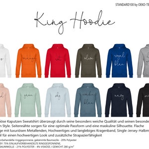 Dad Papa since Hoodie personalisiert , Sweater ,T-Shirt Hoodie, Dad Shirt Sweater personalisiert Vatertagsgeschenk Geburtstag Bild 7