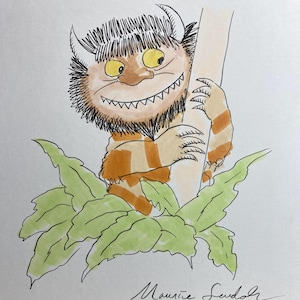Maurice Senden, Max, wo die wilden Dinge sind, Original, Nachlassfund, Zeichnung, Malerei, Kunst, Kunstwerk, Buch