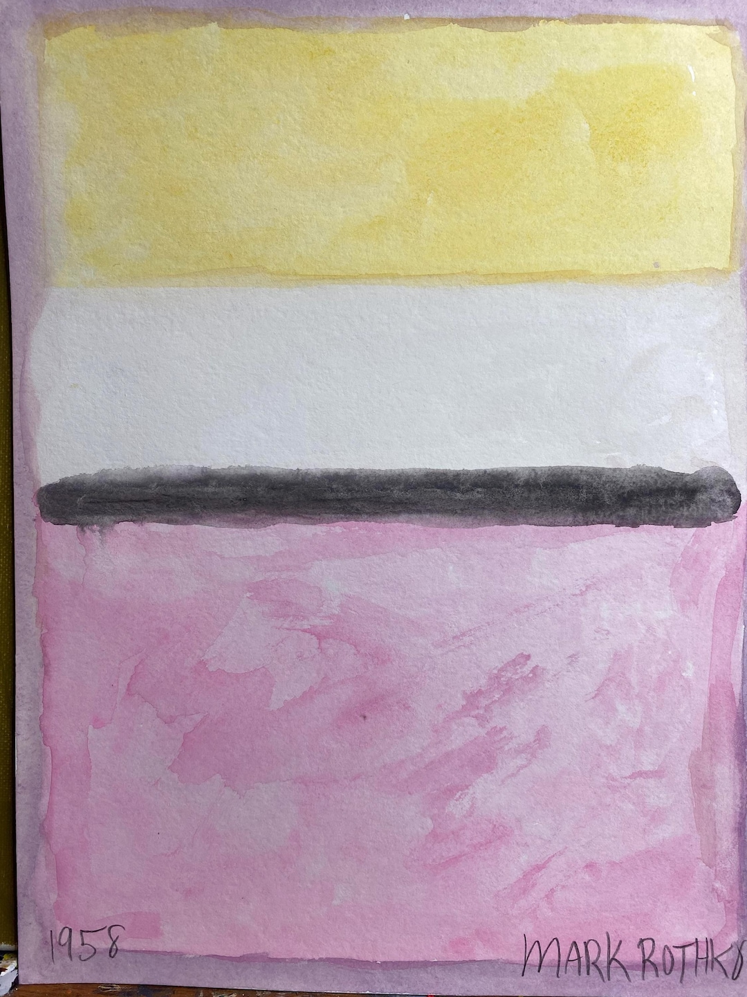 Mark Rothko, Original, Estate Found Drawing, Painting, Art, Artwork ...