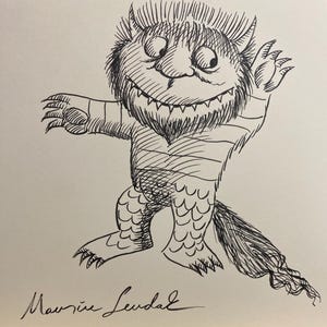 Maurice Sendak, Max, Där de vilda varelserna är, Original, Dödsbo, teckning, målning, konst, konstverk, bok