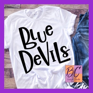 Blue Devils Team Sports Name svg, jpg, dxf, eps, png, clip art, Sports Fan, Word Art, Iron-On, BCDSPurpleO, Vinyl Transfer