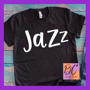 Jazz Team Sport Name svg, Jazz svg, jpg, dxf, eps, png, Clip Art, Sport Fan, Wortkunst, Bügelbild, BCDSPurpleO, Vinyl Transfer