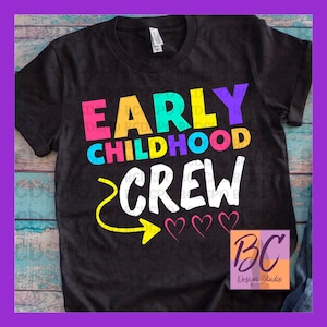Early Childhood Crew svg, Early Childhood svg, Childhood Crew svg, Teacher crew, png, svg, dxf, school, teacher team, BCDS Purple O, BCDSPO