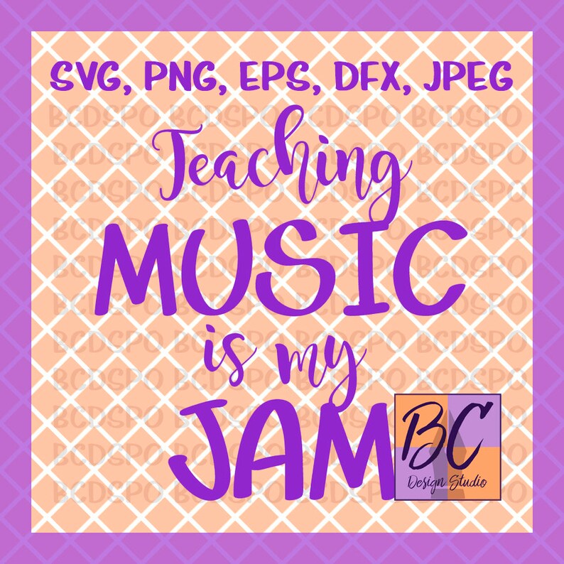 Download Teaching Music is my Jam svg Teacher svg school shirt Music | Etsy