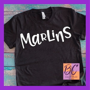 Marlins Team Sports Name svg, marlins svg, jpg, dxf, eps, png, clip art, Sport Fan, Word Art, Iron-On, BCDSPurpleO, Vinyl Transfer