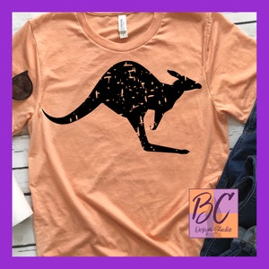 Kangaroos Team Grunge Distressed svg, jpg, dxf, eps, png, clip art, svg, Sport Fan, Word Art, Iron-On, BCDSPurpleO, Vinyl Transfer, bcdspo