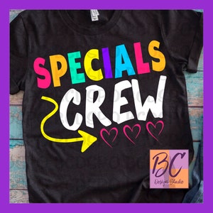 Specials Crew svg, Specials svg, Specials Teacher svg, Electives Teacher svg, png, SVG, dxf, scuola, team di insegnanti, BCDS Purple O, BCDSPO
