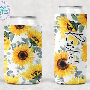 Sunflower Koozie Etsy