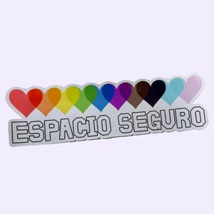 Spanish Safe Space Window Cling