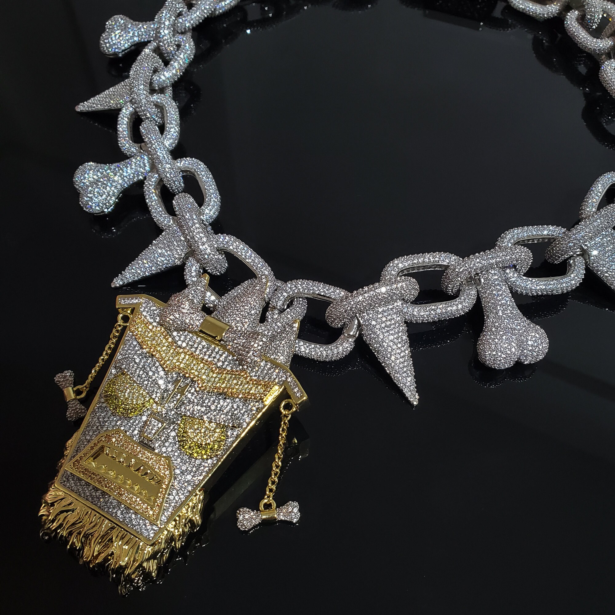 Famous Rapper Theme Pendant Necklace Chain Handmade Top Etsy