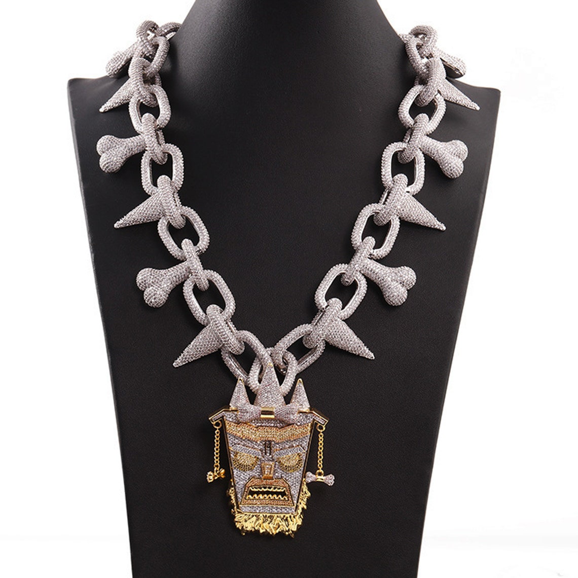 Famous Rapper Theme Pendant Necklace Chain Handmade Top Etsy