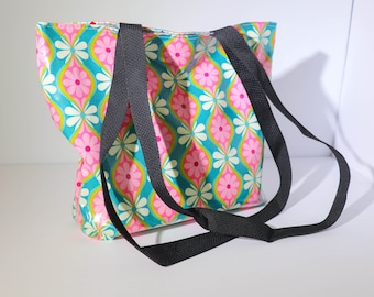 Laminated Cotton Kathy Tote