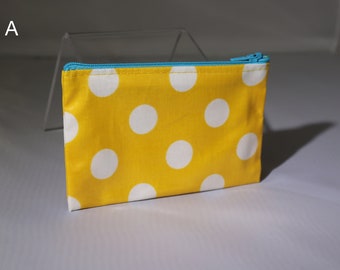 Laminated Cotton Coin Pouch